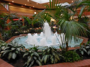 The fountain in the lobby. It's a noisy thing!