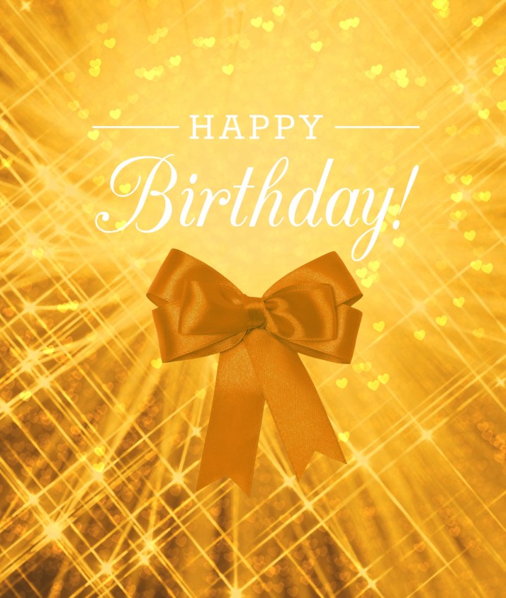 Happy Birthday w bow